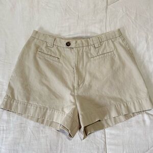 Vintage GAP Women's Shorts, 100% Cotton, Size 6, High-waisted With Slit Pockets